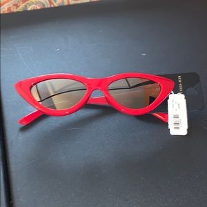 Red women’s glasses